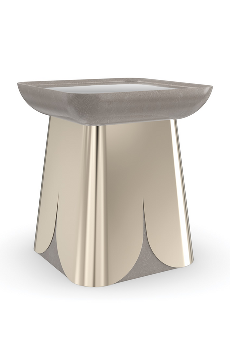 Square Mirror End Table | Caracole Zenith | Oroa.com