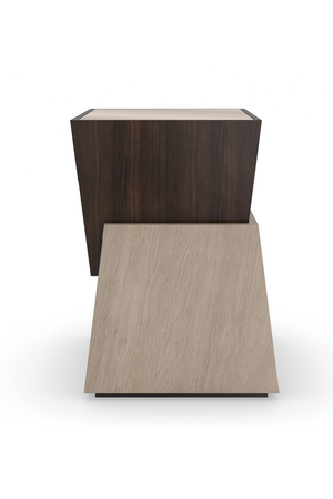 Two-Toned Cubist Side Table | Caracole Relativity | Oroa.com