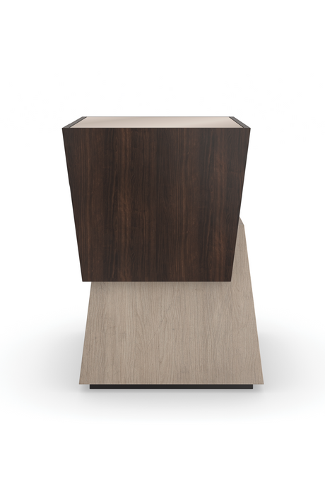 Two-Toned Cubist Side Table | Caracole Relativity | Oroa.com