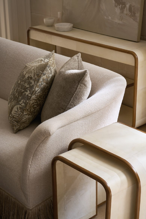   Ivory Parchment Nesting Tables (2) | Oroa.com