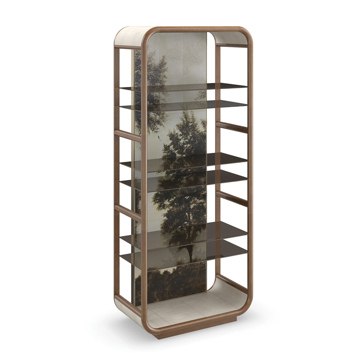   Gold Wooden Framed Bookcase | Oroa.com