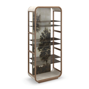   Gold Wooden Framed Bookcase | Oroa.com