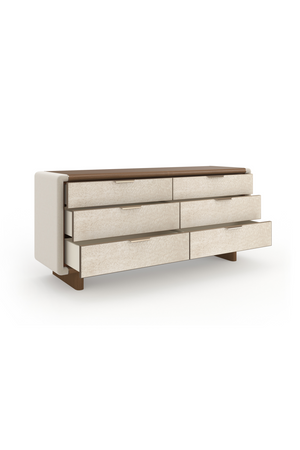 Suede Side 6-Drawer Dresser | Caracole Botero | Oroa.com