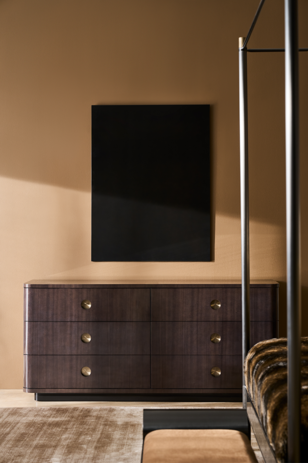 Dark Brown 6-Drawer Dresser | Caracole Bachelor | Oroa.com