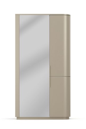 Silver Gloss Cabinet | Caracole Oblique | Oroa.com