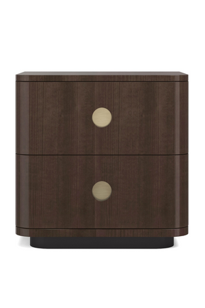 Brown Wooden Nightstand | Caracole Bachelor | Oroa.com