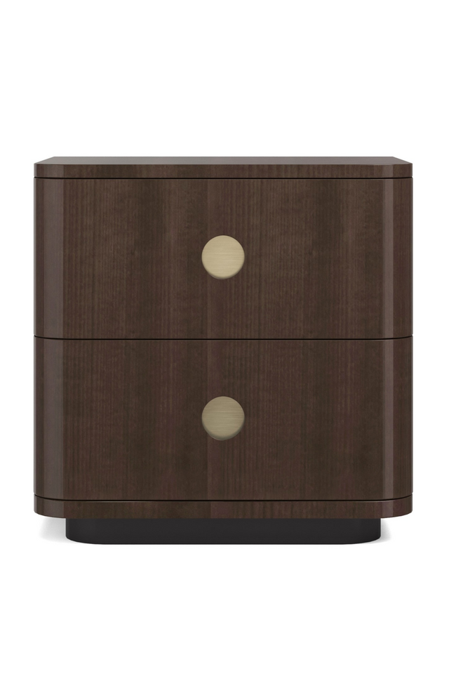 Brown Wooden Nightstand | Caracole Bachelor | Oroa.com