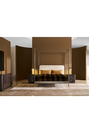 Brown Wooden Nightstand | Caracole Bachelor | Oroa.com