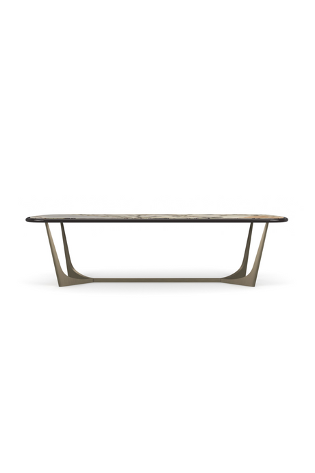 Glossy Stone Dining Table | Caracole Vena | Oroa.com