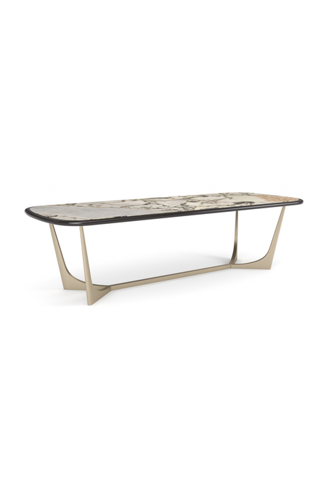 Glossy Stone Dining Table | Caracole Vena | Oroa.com