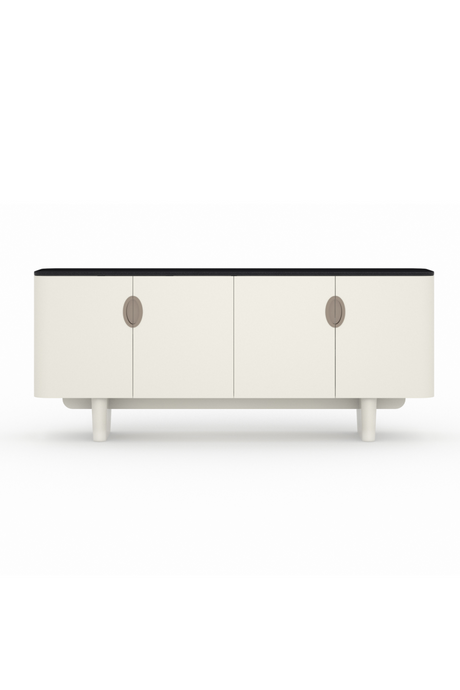 White 4-Door Sideboard | Caracole Paragon | Oroa.com