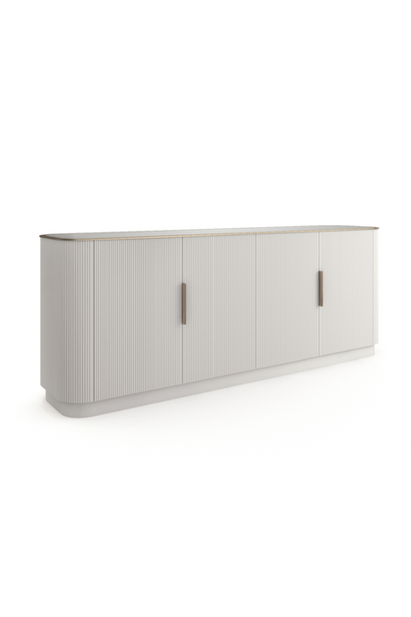 Fluted 4-Door Sideboard | Caracole Love | Oroa.com