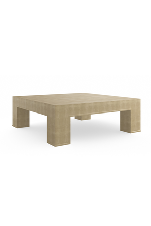Square Hardwood Coffee Table | Caracole Dorado | Oroa.com
