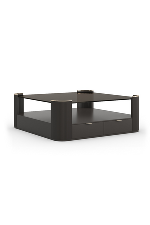 Glass Top Square Coffee Table | Caracole Love | Oroa.com