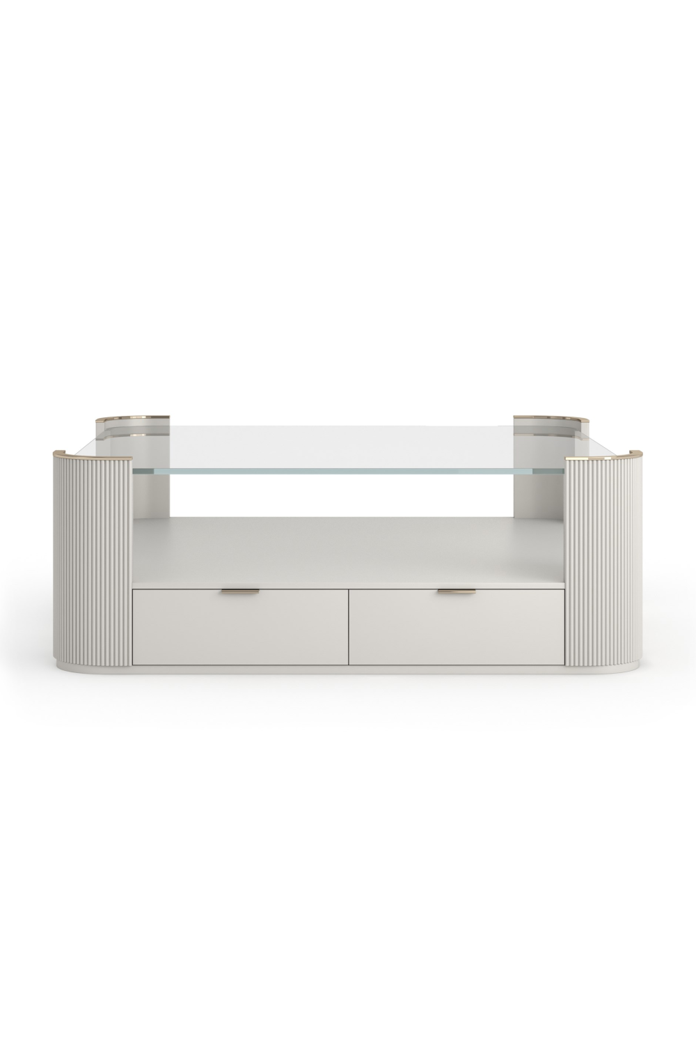 Glass Top Square Coffee Table | Caracole Love | Oroa.com