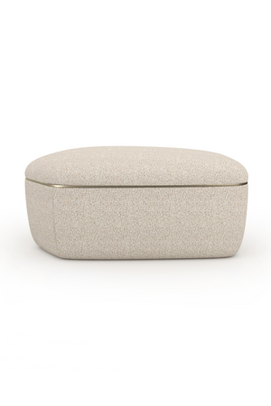 Ivory Bouclé Coffee Table | Caracole Serir | Oroa.com