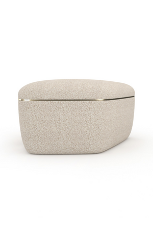 Ivory Bouclé Coffee Table | Caracole Serir | Oroa.com