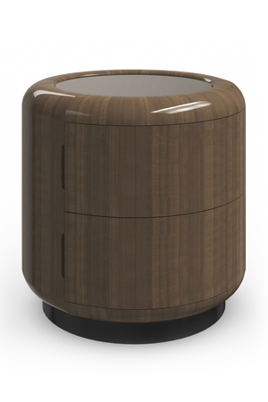 2-Drawer Round Side Table | Caracole Gelee | Oroa.com