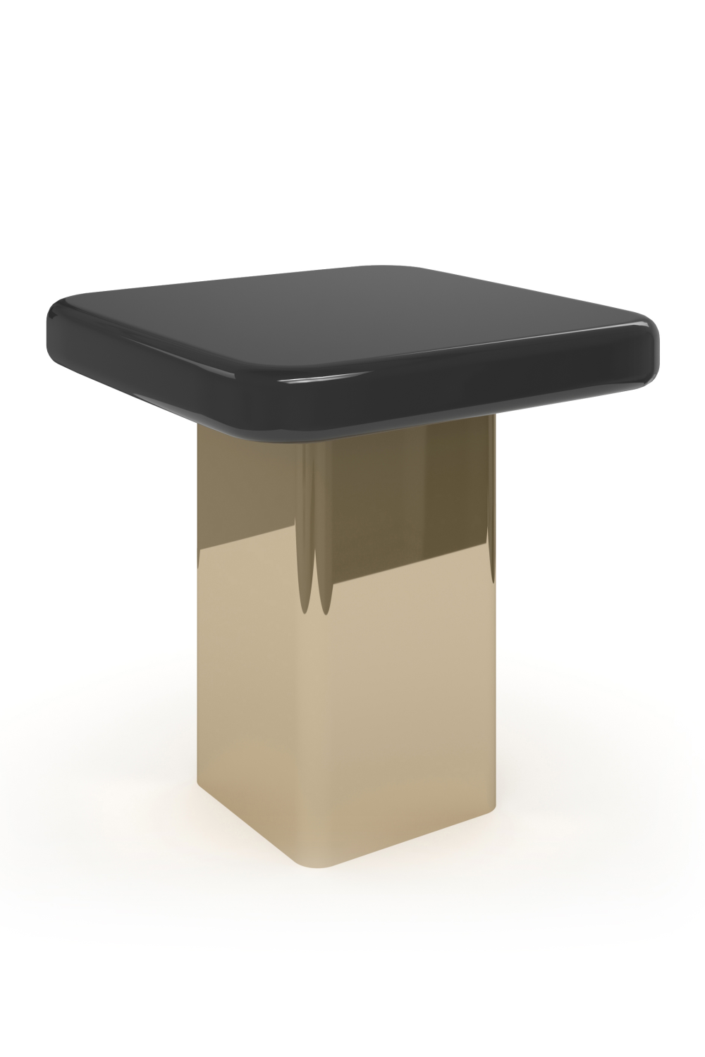 Glossy Square Accent Table | Caracole Gelee | Oroa.com