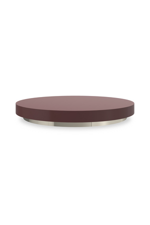 Red Cocktail Round Accent Tray | Caracole Radius