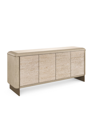Travertine 4-Door Sideboard | Caracole Mojave | Oroa.com