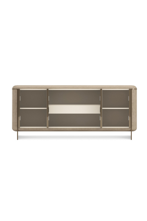 Travertine 4-Door Sideboard | Caracole Mojave | Oroa.com