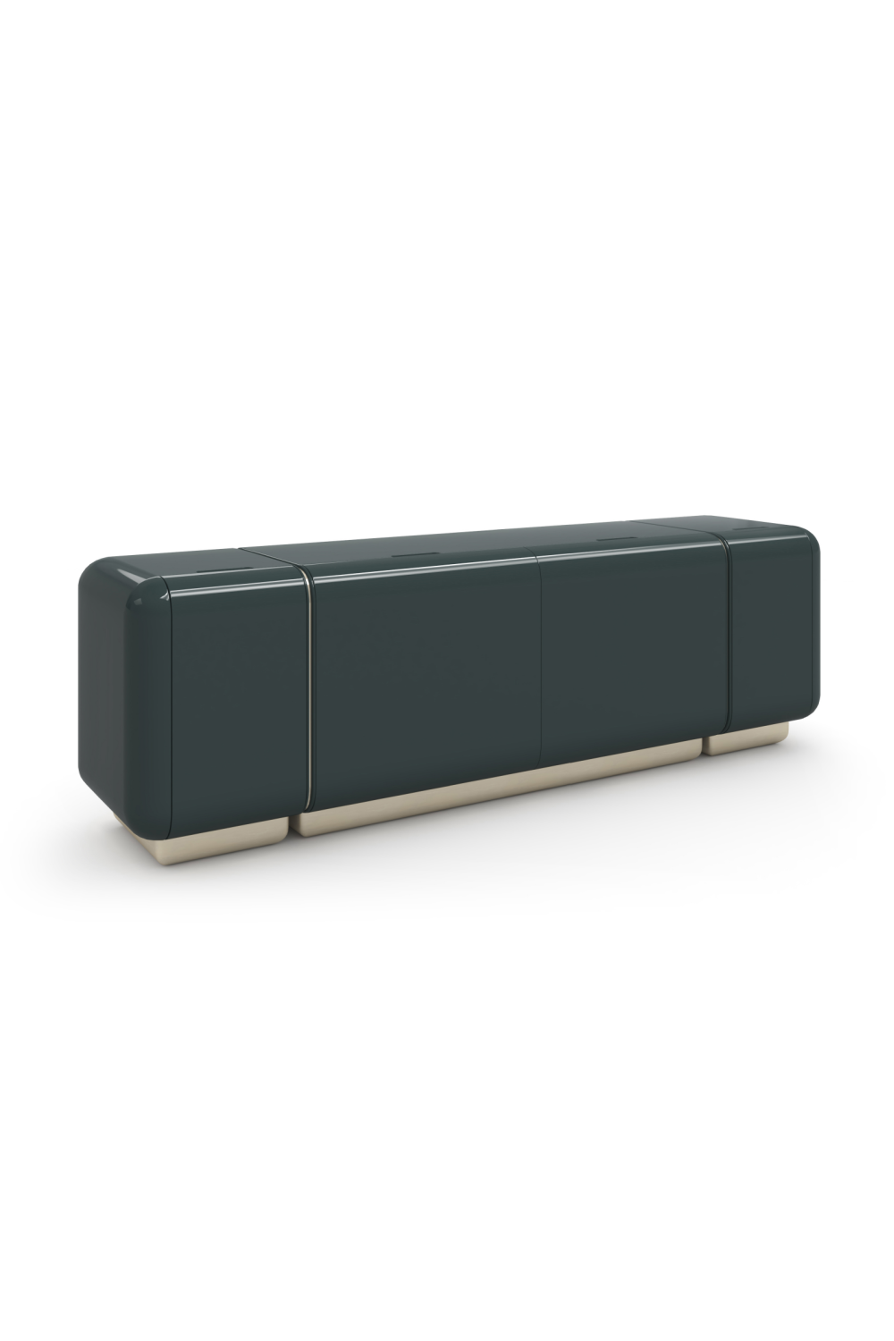 Glossy 4-Drawer Media Unit | Caracole Gelee | Oroa.com
