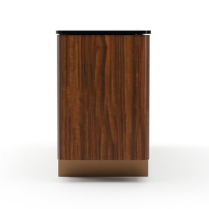   Smoked Walnut 4-Door Sideboard | Oroa.com
