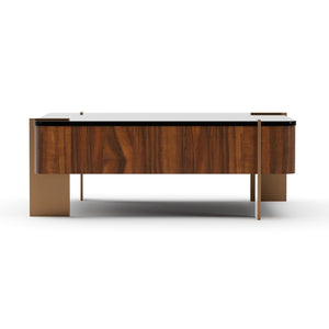   Square Walnut Cocktail Table | Oroa.com