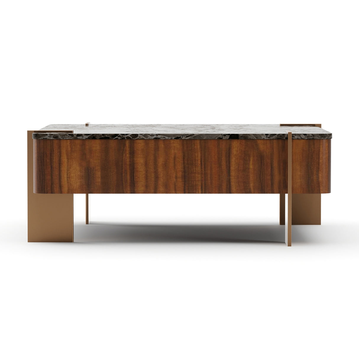   Square Walnut Cocktail Table | Oroa.com