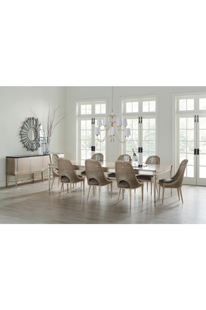 Curved Glass 4-Door Sideboard | Caracole A New Day | Oroa.com