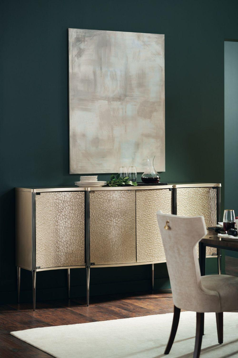 Curved Glass 4-Door Sideboard | Caracole A New Day | Oroa.com