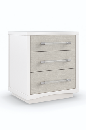 White Modern Nightstand | Caracole Clarity | Oroa.com
