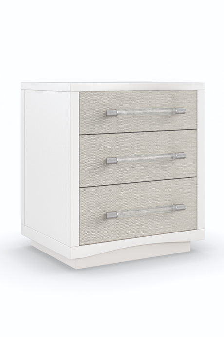 White Modern Nightstand | Caracole Clarity | Oroa.com