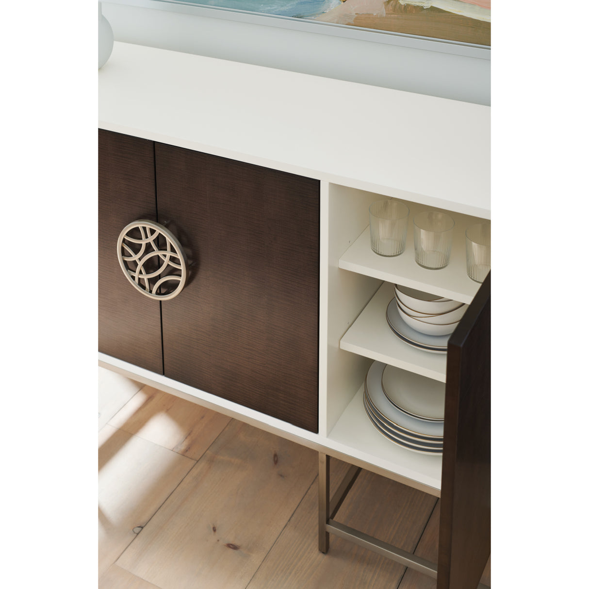   Wooden 4-Door Sideboard | Oroa.com