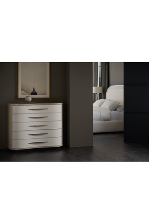 Vinyl Curved Dresser | Caracole Meandrous | Oroa.com