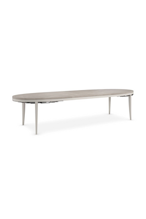 Gray Maple Oval Dining Table | Caracole Coronet | Oroa.com