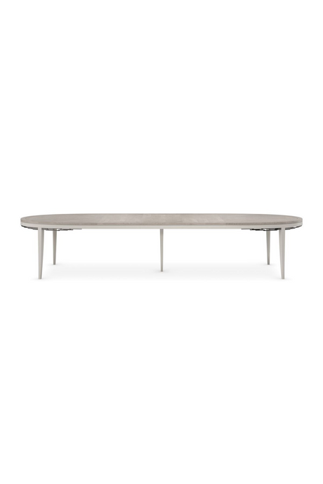 Gray Maple Oval Dining Table | Caracole Coronet | Oroa.com