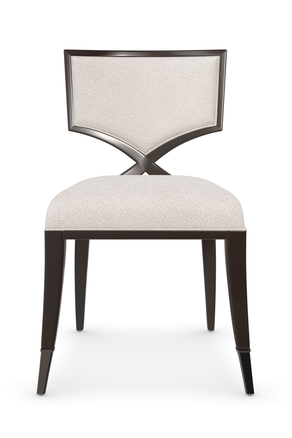 Ivory Chenille Dining Chair | Caracole First Chair | Oroa.com