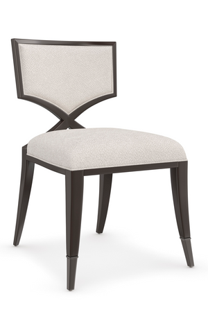 Ivory Chenille Dining Chair | Caracole First Chair | Oroa.com