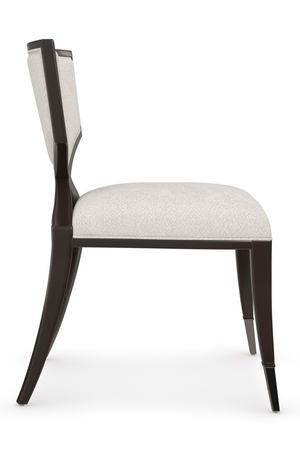 Ivory Chenille Dining Chair | Caracole First Chair | Oroa.com