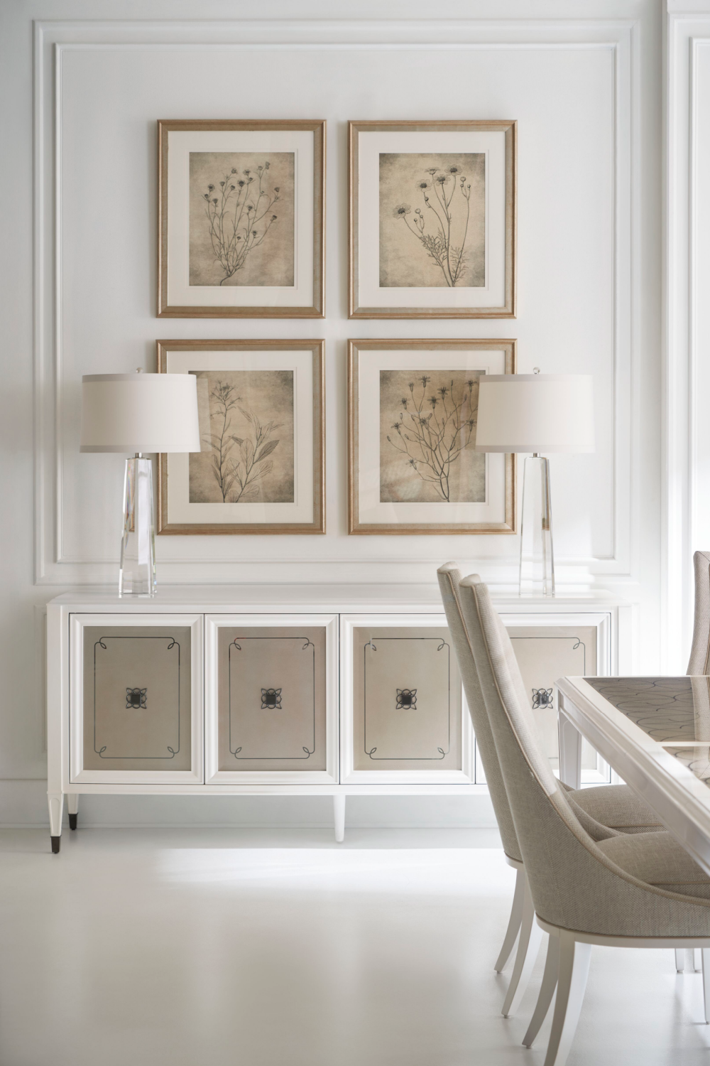 Tapered Back Side Chair | Caracole Tall Order | Oroa.com