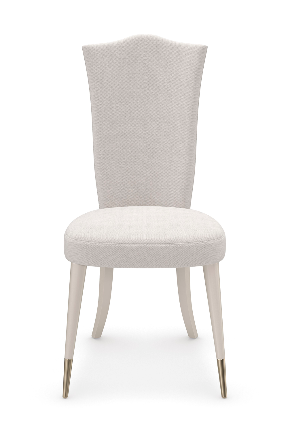 Camel-Back White Dining Chair | Caracole Cherub | Oroa.com