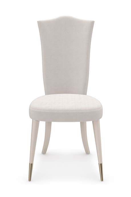 Camel-Back White Dining Chair | Caracole Cherub | Oroa.com