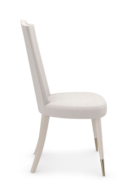 Camel-Back White Dining Chair | Caracole Cherub | Oroa.com