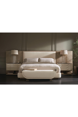 Modern Ivory Nightstand | Caracole Odyssey | Oroa.com