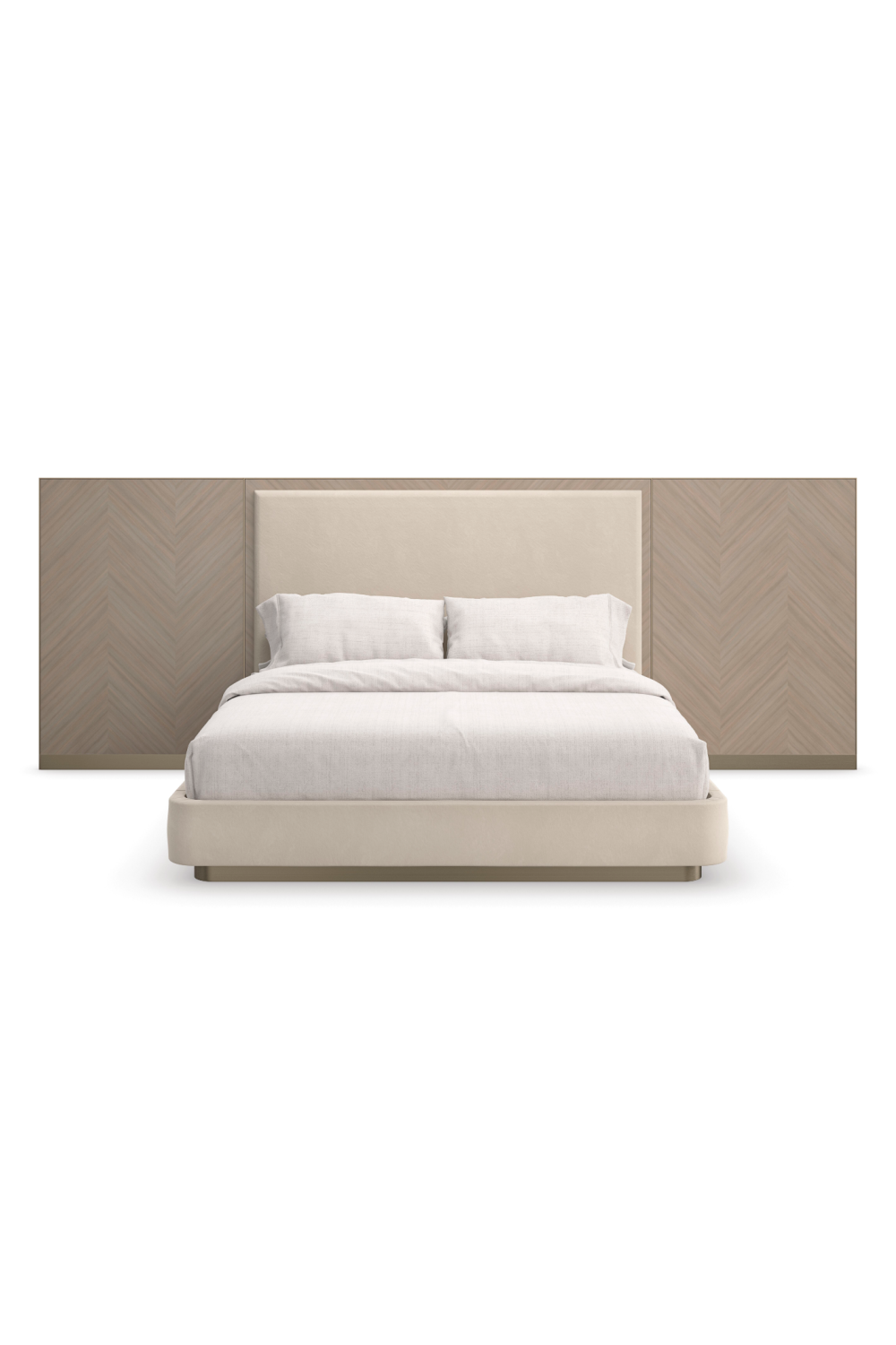 Wing Panelled Cream Bed | Caracole Anthology | Oroa.com