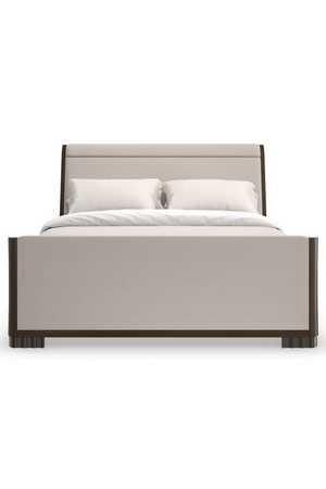 Dark Brown Modern Bed | Caracole Slow Wave | Oroa.com