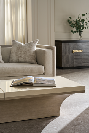 Koto Wood Base Cocktail Table | Caracole Full Break | Oroa.com