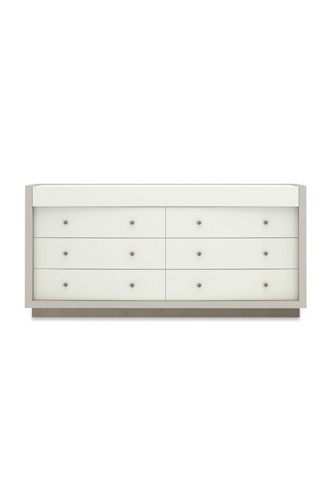 White 8-Drawer Dresser | Caracole Calais | Oroa.com